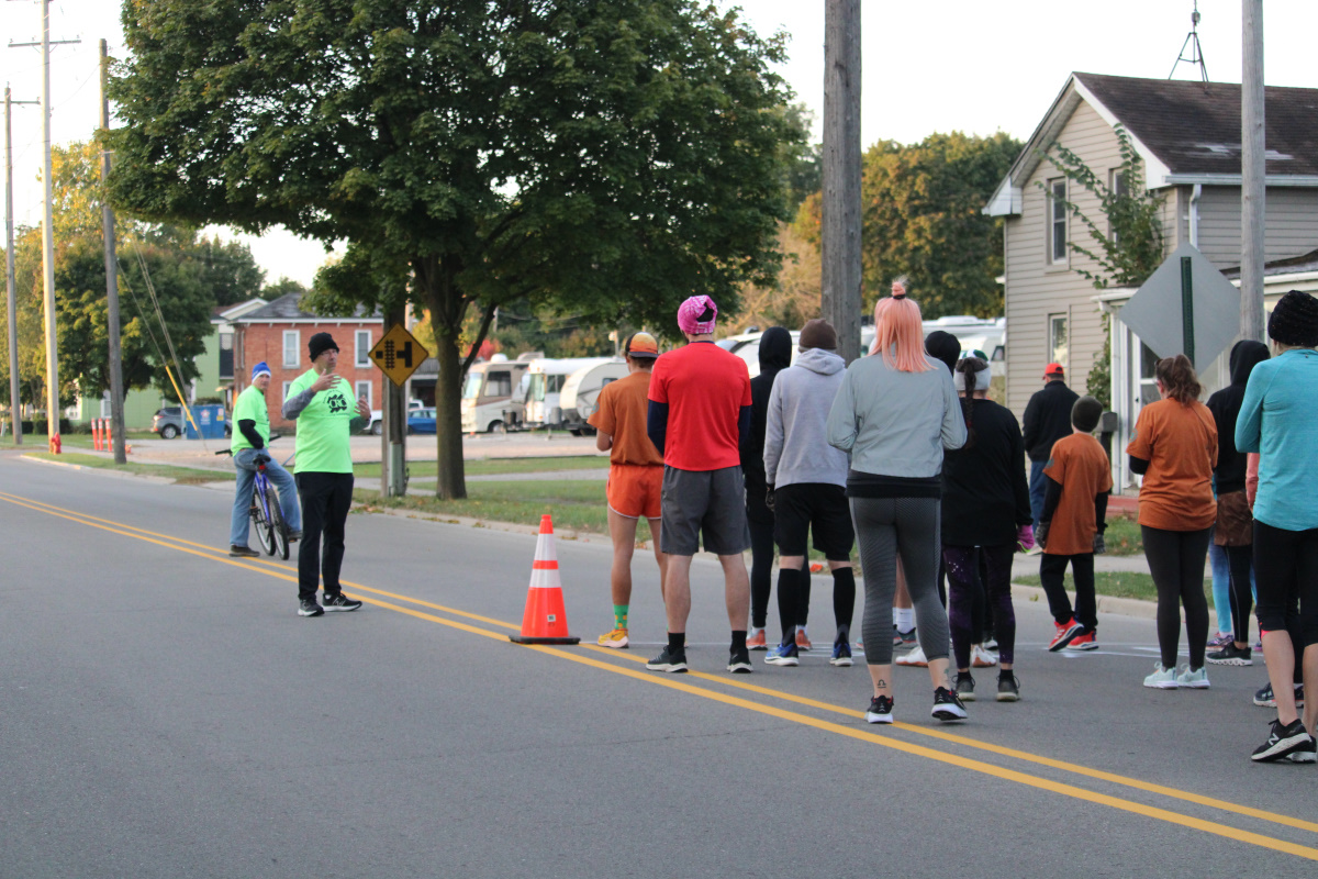 Pre-race announcement